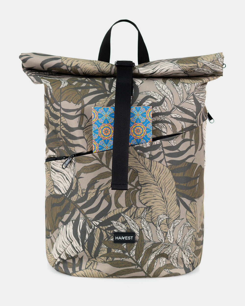 BASIC ROLLTOP - Tropical Khaki Print