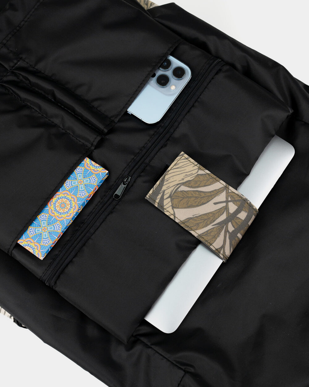 BASIC ROLLTOP - Tropical Khaki Print