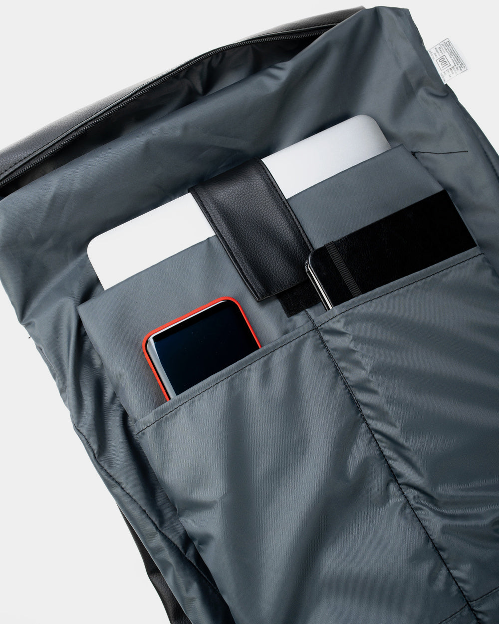 ROLL 2 - Faux Leather, Black